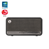 BOXE EDIFIER portabile bluetooth,RMS: 20W (10W+10W), BT 5.0, AUX, microSD, USB, built-in Li-ion pana la 10h (2600mAh),retro design (vintage radio 1960s),MDF,black, 