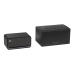 BOXE EDIFIER portabile bluetooth,RMS: 20W (10W+10W), BT 5.0, AUX, microSD, USB, built-in Li-ion pana la 10h (2600mAh),retro design (vintage radio 1960s),MDF,black, 