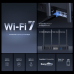ROUTER Mercusys wireless, BE3600 viteze Wi-Fi 7 Dual Band de pana la 3600 Mbps ,1 2.5 Gbps WAN + 1 2.5 Gbps LAN + 2 1 Gbps LAN, 4 antene, ''MR27BE'' (timbru verde 0.8 lei) 