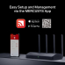 ROUTER Mercusys wireless, BE3600 viteze Wi-Fi 7 Dual Band de pana la 3600 Mbps ,1 2.5 Gbps WAN + 1 2.5 Gbps LAN + 2 1 Gbps LAN, 4 antene, ''MR27BE'' (timbru verde 0.8 lei) 