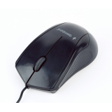 MOUSE GEMBIRD, PC sau NB, cu fir, USB, optic, 1000 dpi, butoane/scroll 3/1, , negru, MUS-3B-02 (timbru verde 0.18 lei) 