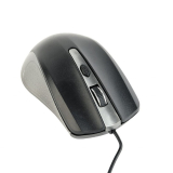 MOUSE GEMBIRD, PC sau NB, cu fir, USB, optic, 1200 dpi, butoane/scroll 4/1, , negru / gri, MUS-4B-01-GB (timbru verde 0.18 lei) 
