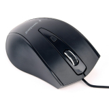 MOUSE GEMBIRD, PC sau NB, cu fir, USB, optic, 1200 dpi, butoane/scroll 4/1, , negru, MUS-4B-02 (timbru verde 0.18 lei) 