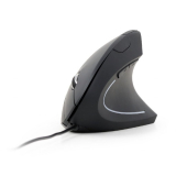 MOUSE GEMBIRD, PC sau NB, cu fir, USB, optic, 3200 dpi, butoane/scroll 6/1, ergonomic, negru, MUS-ERGO-01 (timbru verde 0.18 lei) 