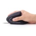 MOUSE GEMBIRD, PC sau NB, cu fir, USB, optic, 3200 dpi, butoane/scroll 6/1, ergonomic, negru, MUS-ERGO-01 (timbru verde 0.18 lei) 