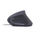 MOUSE GEMBIRD, PC sau NB, cu fir, USB, optic, 3200 dpi, butoane/scroll 6/1, ergonomic, negru, MUS-ERGO-01 (timbru verde 0.18 lei) 