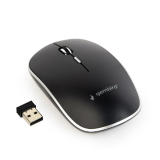 MOUSE GEMBIRD, PC sau NB, wireless, 2.4GHz, optic, 1600 dpi, butoane/scroll 4/1, , negru, MUSW-4B-01 (timbru verde 0.18 lei) 