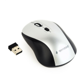 MOUSE GEMBIRD, PC sau NB, wireless, 2.4GHz, optic, 1600 dpi, butoane/scroll 4/1, , negru / gri, MUSW-4B-02-BS (timbru verde 0.18 lei) 