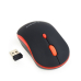 MOUSE GEMBIRD, PC sau NB, wireless, 2.4GHz, optic, 1600 dpi, butoane/scroll 4/1, , negru / rosu, MUSW-4B-03-R (timbru verde 0.18 lei) 