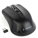 MOUSE GEMBIRD, PC sau NB, wireless, 2.4GHz, optic, 1600 dpi, butoane/scroll 4/1, , negru, MUSW-4B-04 (timbru verde 0.18 lei) 