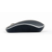 MOUSE GEMBIRD, PC sau NB, wireless, 2.4GHz, optic, 1600 dpi, butoane/scroll 4/1, , negru / argintiu, MUSW-4B-06-BS (timbru verde 0.18 lei) 
