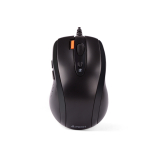 MOUSE A4tech, PC sau NB, cu fir, USB, optic, 1600 dpi, butoane/scroll 7/1, buton selectare viteza, negru, N-70FX-BK (timbru verde 0.18 lei) 