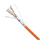 1 m Cablu NEXANS cupru F1/UTP Cat 6a AWG23 LSZH Portocaliu LANmark Rola 500 metri Full cupru, vanzare la rola 500m N100.624G-OD 