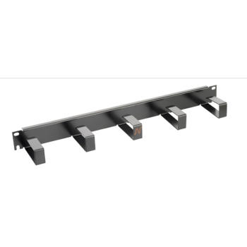 Nexans Organizator cabluri 1U negru N102.105BK