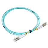 Nexans Patch cord | FO | 5 metri | LSZH | Aqua | LANmark | Multimode OM4 | Duplex LC-SC (timbru verde 0.18 lei) N122.7CLA5