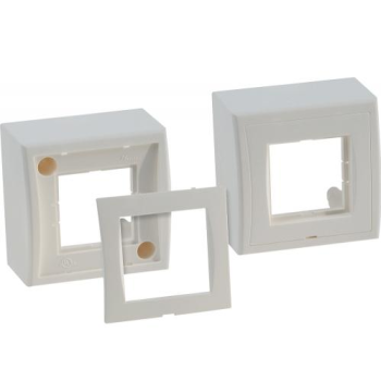 Suport montare Nexans N200.116 alb pentru LANmark Snap-In Modules