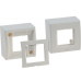 Suport montare Nexans N200.116 alb pentru LANmark Snap-In Modules