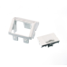 LANmark Modul Unghiular 45x45 pentru 1 port, Snap-In, Alb