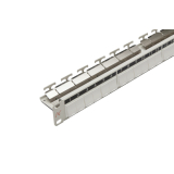 LANmark Patch Panel modular neechipat 24 porturi,Snap-In, Alb