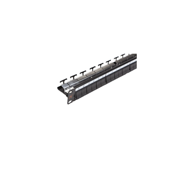 LANmark Patch Panel modular neechipat 24 porturi, Snap-In, Negru
