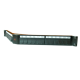 LANmark Patch Panel modular neechipat 24 porturi, Snap-In, Negru, unghiular