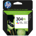 HP N9K07AE CMY INKJET CARTRIDGE NR.304XL 