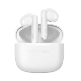 Casca Vention, wireless, tip butoni, utilizare smartphone, Bluetooth 5.3, microfon pe casca, USB Type-C, acumulator charging case 300mAh, durata baterie pana la 30 ore, alb, NBHW0 (timbru verde 0.18 