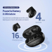 Casca Vention, wireless, tip butoni, utilizare smartphone, Bluetooth 5.3, microfon pe casca, USB type-C, acumulator charging case 250mAh, pana la 20 ore, Low audio latency, dimensiuni reduse, negru,  