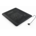 STAND GEMBIRD notebook 15, sita metal, fan 12cm, LED light, black, NBS-1F15-04