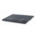 STAND GEMBIRD notebook 15.6, sita metal, fan 2x15cm, LED light, black, NBS-2F15-05 