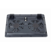STAND GEMBIRD notebook 15.6, sita metal, fan 2x15cm, LED light, black, NBS-2F15-05 