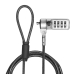 CABLU securitate LOGILINK pt. notebook, slot Wdge (Noble Lock), cifru cu patru discuri, cablu otel, NBS010 (timbru verde 0.8 lei)x 