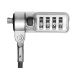 CABLU securitate LOGILINK pt. notebook, slot Wdge (Noble Lock), cifru cu patru discuri, cablu otel, NBS010 (timbru verde 0.8 lei)x 