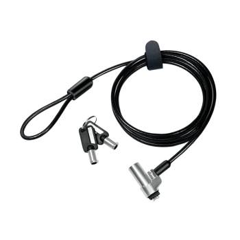 CABLU securitate LOGILINK pt. notebook, slot nano, 2 chei standard, 1.8m, cablu aliaj-zinc, permite pivotant si rotire, NBS013 (timbru verde 0.18 lei) 