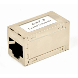 CUPLA RJ-45 GEMBIRD pt. cablu FTP, Cat6, RJ-45 (M) x 2, metal, 1 buc, NCA-LC6S-01 