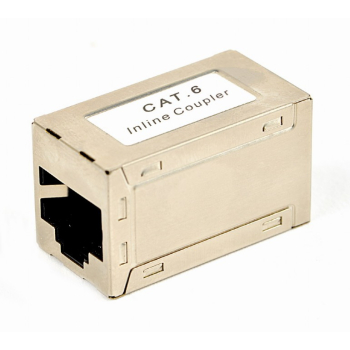 CUPLA RJ-45 GEMBIRD pt. cablu FTP, Cat6, RJ-45 (M) x 2, metal, 1 buc, NCA-LC6S-01 