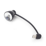 LAMPA LED USB pentru notebook, GEMBIRD, lumina alba-rece, black NL-02 (timbru verde 0.18 lei) 