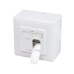 PRIZA RJ-45 aplicabila cu 2 iesiri | PRIZA RJ-45 incastrabila cu 2 iesiri LOGILINK pt. cablu FTP, Cat6, Krone (LSA) x 2 | RJ-45 (M) x 2, ecranat, plastic cu metal, 1 buc, NP0039A 