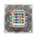 PRIZA RJ-45 aplicabila cu 2 iesiri | PRIZA RJ-45 incastrabila cu 2 iesiri LOGILINK pt. cablu FTP, Cat6, Krone (LSA) x 2 | RJ-45 (M) x 2, ecranat, plastic cu metal, 1 buc, NP0039A 