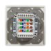 PRIZA RJ-45 aplicabila cu 2 iesiri LOGILINK pt. cablu FTP, Cat6A, RJ-45 (M) x 2, ecranat, plastic cu metal, signal white, 1 buc, 