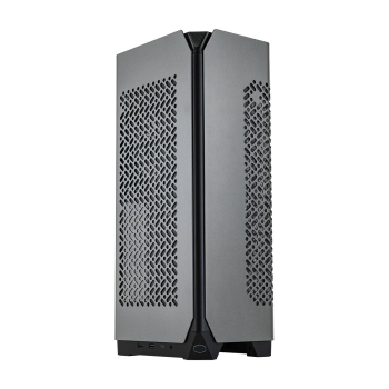 CARCASA Cooler Master Ncore 100 MAX, mini Tower, ITX, sursa SFX 850W, 1xfan, USB 3.2 gen1 x 2, USB 3.2 Gen2 x 2 Type C x 1, , 3 sloturi expansiune, iluminare , gri, NR100-MNNN85-SL0 (timbru verde 0. 