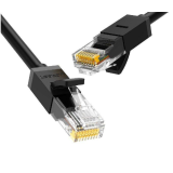 PATCH CORD UTP Ugreen Cat6, NW102 fire din cupru, viteza maxima 1 Gbps, 2m, negru 20160 (timbru verde 0.08 lei) - 6957303821600 