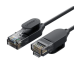 PATCH CORD UTP Ugreen Cat6A, NW122 fire din cupru, tiny cable, viteza maxima 10 Gbps, 3m, negru 70653 (timbru verde 0.08 lei) - 6957303876532 