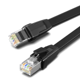 PATCH CORD U/FTP Ugreen Cat8, NW134 fire din cupru, flat cable, viteza maxima 40 Gbps, 1m, negru 10980 (timbru verde 0.18 lei) - 6957303819805 
