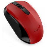 MOUSE Genius, NX-8008S, PC sau NB, wireless, 2.4GHz, optic, 1200 dpi, butoane/scroll 3/1, , rosu, 31030028401 (timbru verde 0.18 lei) 