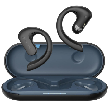 Casca OneOdio wireless, tip butoni - TWS, utilizare smartphone, conectare prin Bluetooth 5.3 , difuzor 16.2 mm, negru, OpenRock-S-Black (timbru verde 0.18lei)
