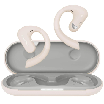 Casca OneOdio wireless, tip butoni - TWS, utilizare smartphone, conectare prin Bluetooth 5.3 , difuzor 16.2 mm, alb, OpenRock-S-Cream (timbru verde 0.18lei) 
