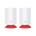 MESH TP-LINK, wireless, router AX1800, pt interior, difuzor incorporat, 1800 Mbps, port LAN, WAN, 2.4 GHz | 5 GHz, antena interna x 4, standard 802.11ax, Deco Voice X20(2-pack) (timbru verde 2.00 le 