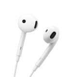 CASTI Edifier, cu fir, intraauriculare - butoni, pt smartphone, microfon pe fir, control-3 butoane, conectare prin USB-C, alb, P180C-W, (timbru verde 0.18 lei) 