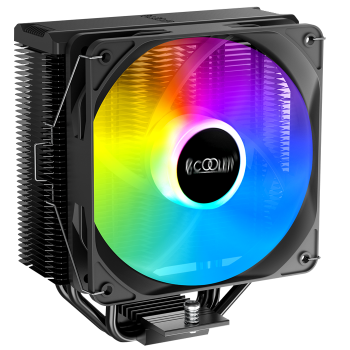 COOLER PCCOOLER, skt. universal, racire cu aer, vent. 120mm, 400 - 1800 RPM, LED RGB, PALADIN EX300S (timbru verde 0.8 lei) 